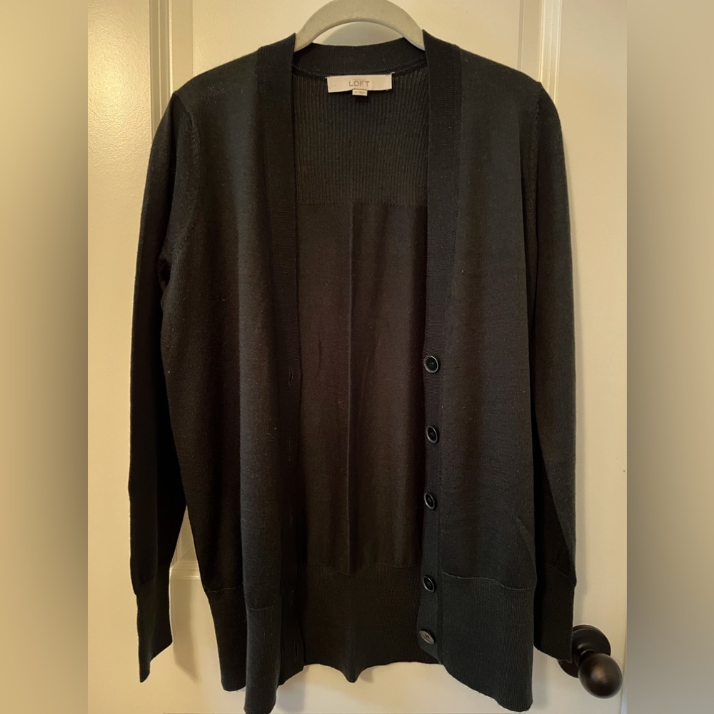 Loft Forest Green Boyfriend Cardigan